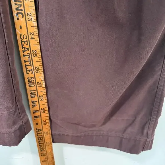 Patagonia Womens Vintage Pants Cargo Straight Leg Brown 14 Y2K Outdoor - Picture 9 of 10